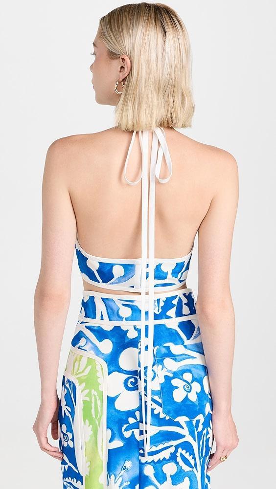 Rosie Assoulin O'Delia Halter Top | Shopbop Product Image