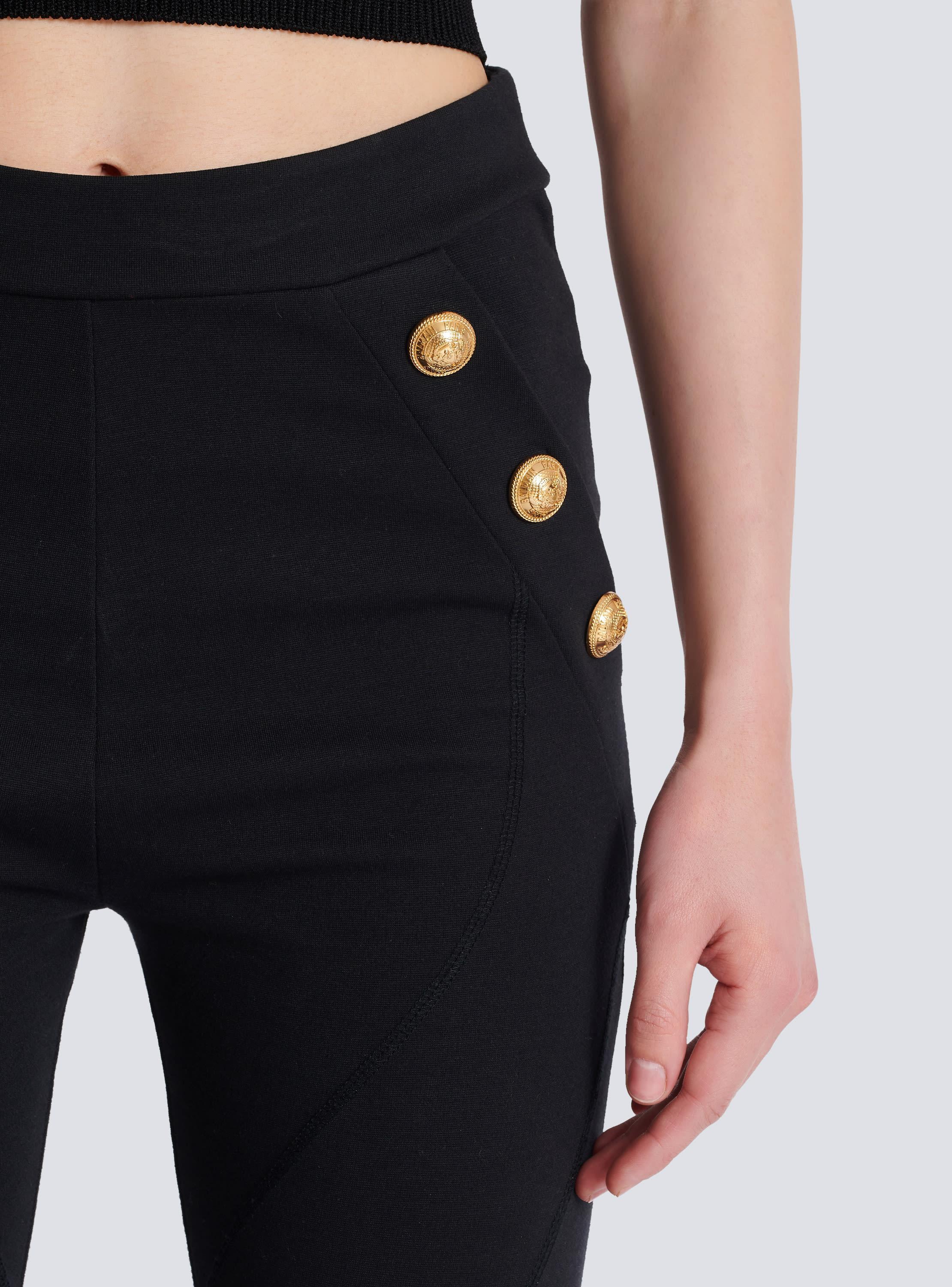 Jersey leggings with 6 buttons Product Image