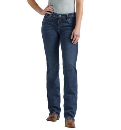 Wrangler® Ladies' Traci Willow MR Riding Boot Cut Jeans Product Image