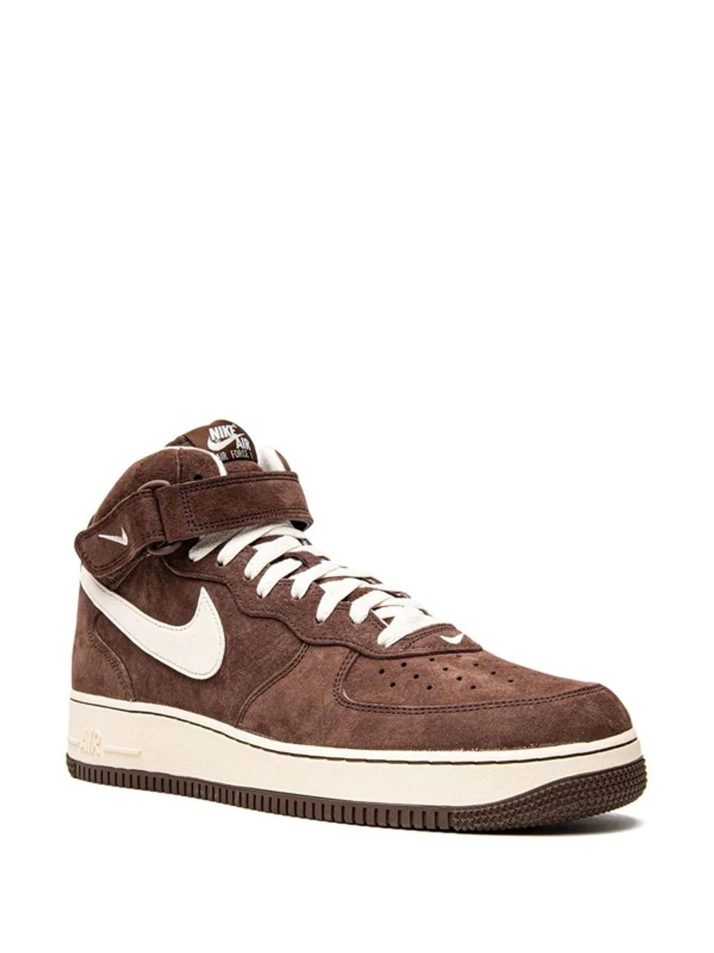 Air Force 1 Mid '07 Qs Chocolate/cream Dm0107-200 Men's In Brown Product Image