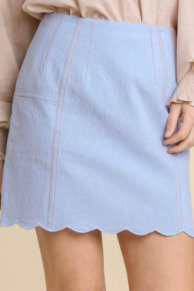 Skirt, Lt Denim Product Image