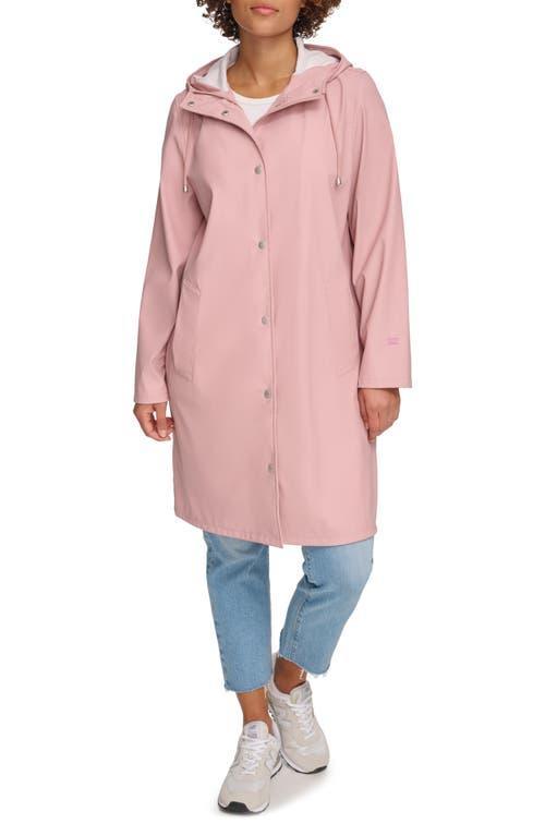 Womens Levis Rubberized Raincoat Pink Product Image