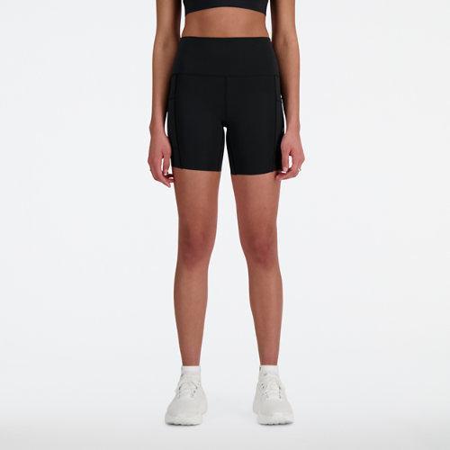 New Balance Women's Run For Life NB Sleek Pocket High Rise Short 6" Product Image