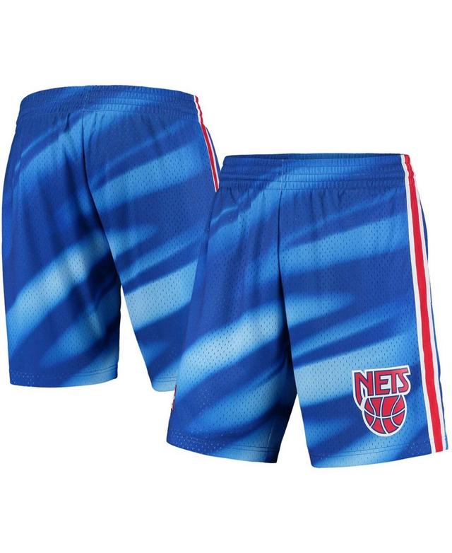 Mens Blue New Jersey Nets Hardwood Classics Swingman Shorts Product Image