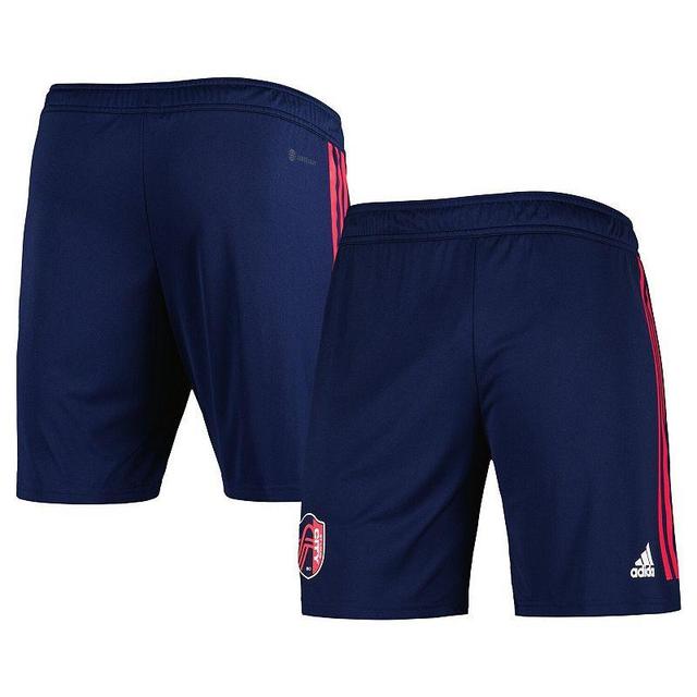 Mens adidas Navy St. Louis City SC 2023 Away AEROREADY Authentic Shorts Slc Blue Product Image