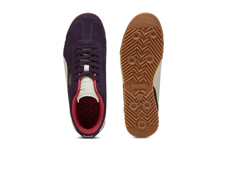 PUMA Roma Suede (Midnight Plum/Alpine Snow/Gum) Men's Lace up casual Shoes Product Image