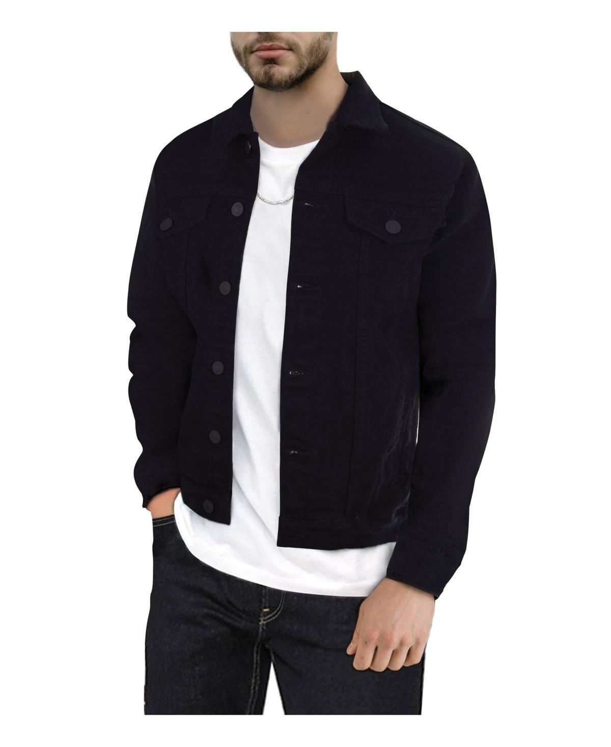 X-Ray Mens Slim Washed Denim Jacket Product Image