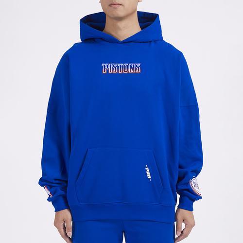 Pro Standard Mens Pistons OS Letters Fleece P/O Hoodie - Blue/Blue Product Image