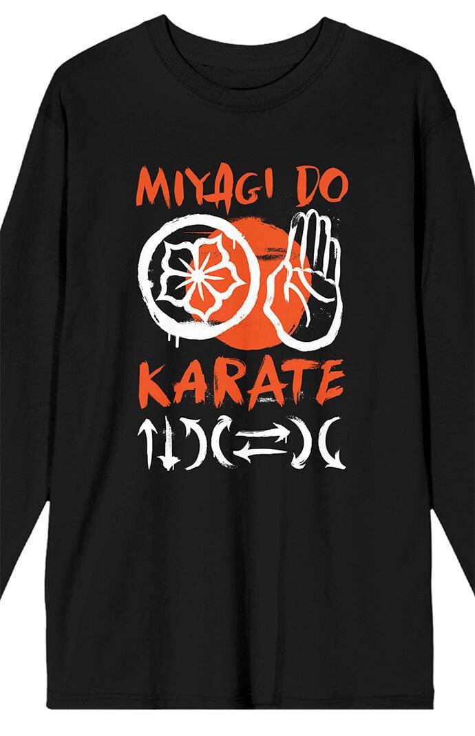 Mens Cobra Kai Miyagi Do Karate Long Sleeve T-Shirt Product Image