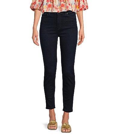 Hudson Nico Mid Rise Ankle Skinny Jeans in Obscurity Product Image