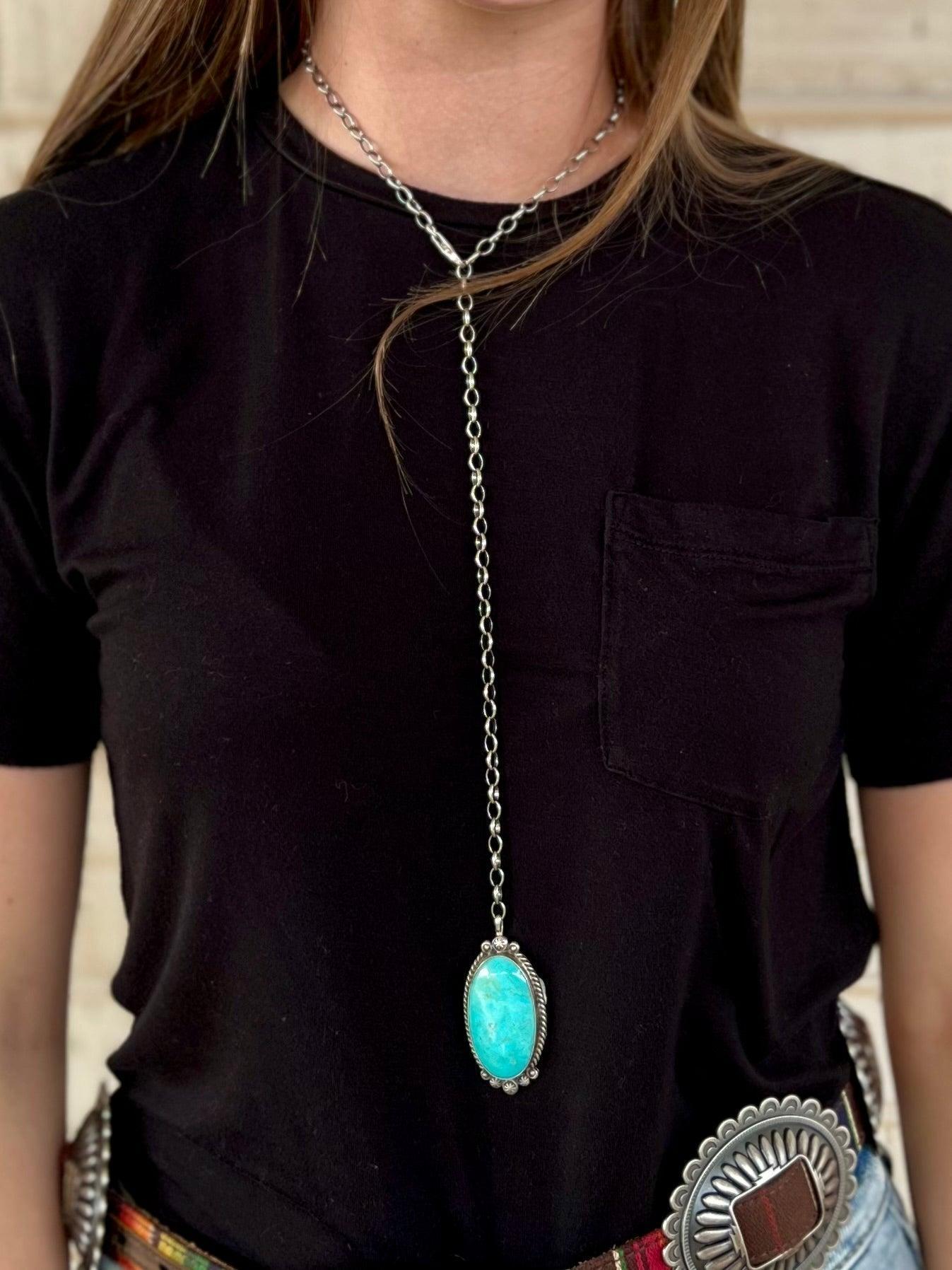 Toggle With Me Turquoise Necklace Product Image