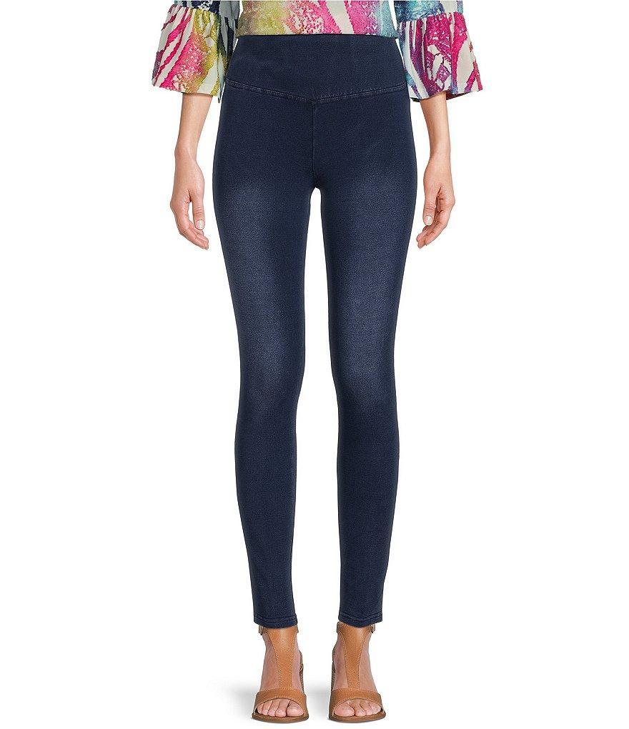 Calessa Ponte Denim 4-Way Stretch Jeggings Product Image