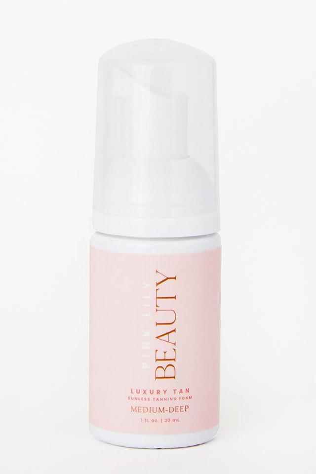 Pink Lily Luxury Tan Travel Sunless Tanning Foam Self Tanner - Medium Deep Product Image