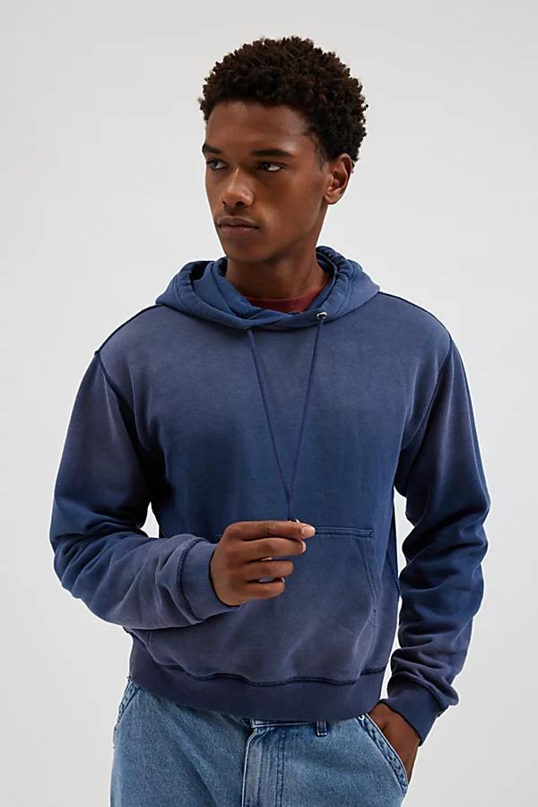 BDG Bonfire Cropped Hoodie Sweatshirt Mens at Urban Outfitters Product Image