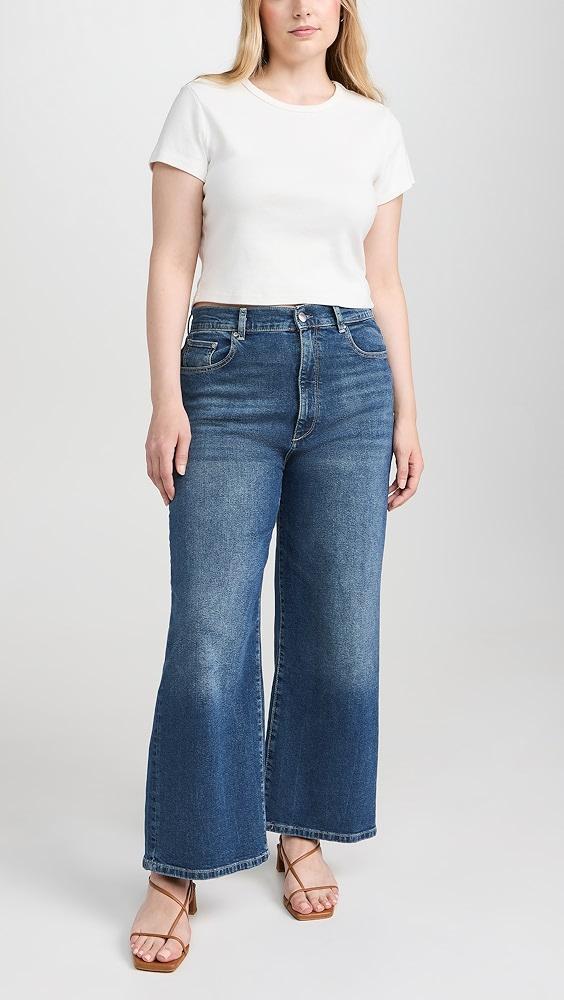 DL1961 Hepburn Wide Leg Jeans: High Rise Vintage | Shopbop Product Image