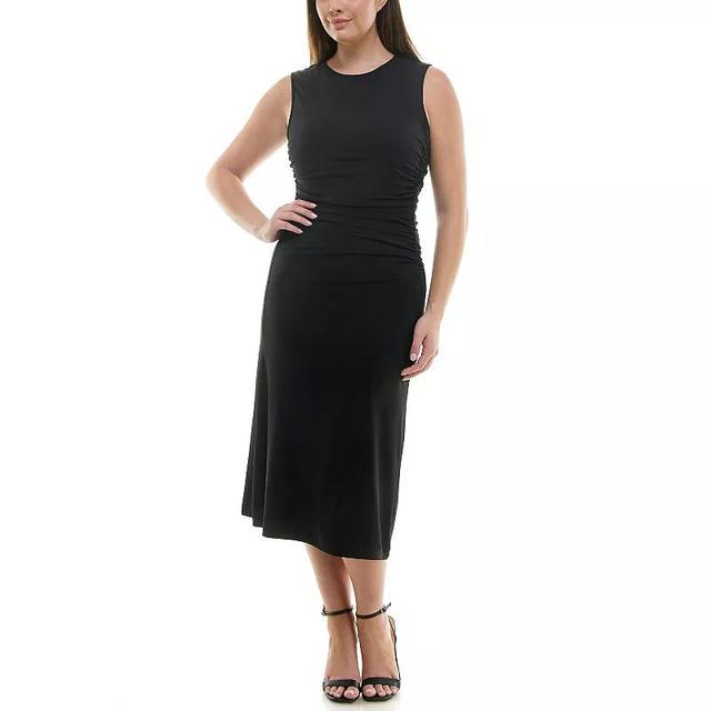 Womens Nicole Miller Sleeveless Knit Bodycon Midi Dress Product Image