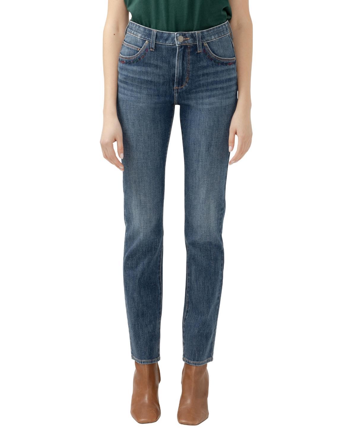 Jag Womens Ruby Mid Rise Straight Leg Jeans Product Image