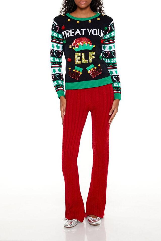 Treat Your Elf Christmas Sweater | Forever 21 Product Image