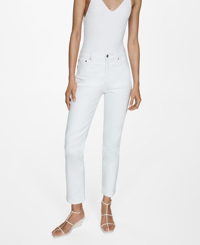 Women's Claudia Slim Crop Waxed Jeans Product Image