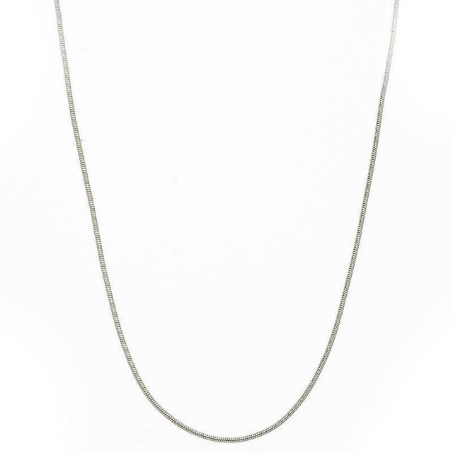 Snake Chain Necklace, Womens, Silver Product Image