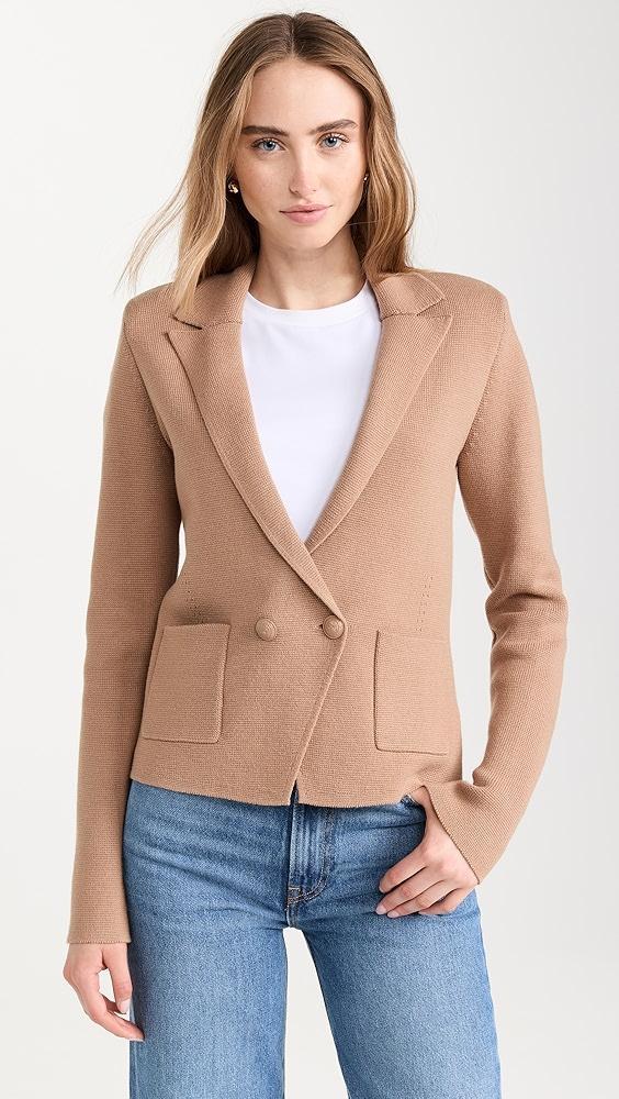 L'AGENCE Sofia Knit Blazer | Shopbop Product Image