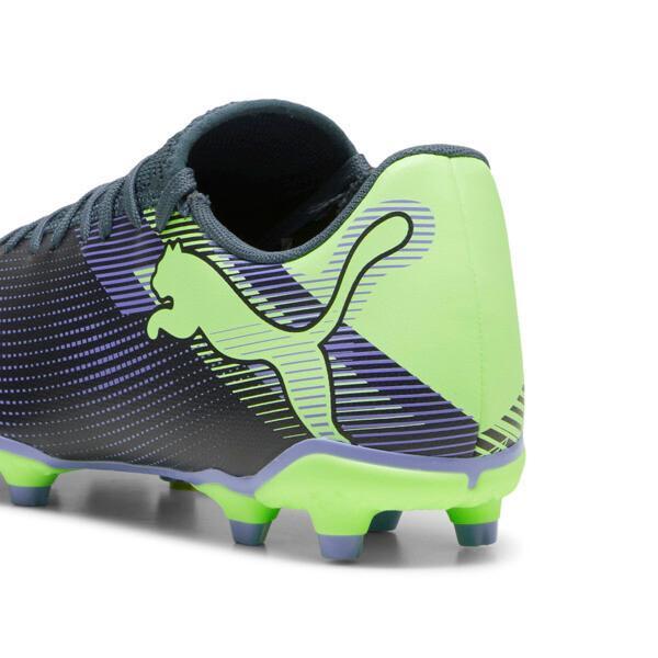 PUMA FUTURE 7 PLAY Firm Ground/Artificial Ground Men's Soccer Cleats Shoes in Grey Skies/Elektro Purple/Fizzy Apple Product Image