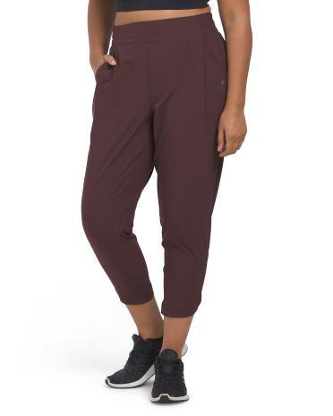 Overlook Woven Capri Pants for Women | Polyester/Spandex Product Image