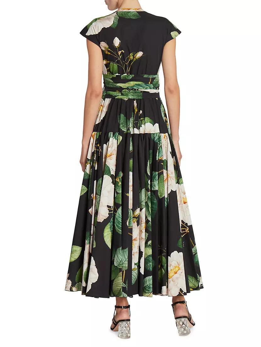 Floral Tiered Cotton Dress Product Image