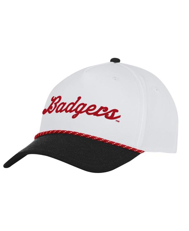 Under Armour Mens White Wisconsin Badgers Driver Rope Adjustable Hat Product Image