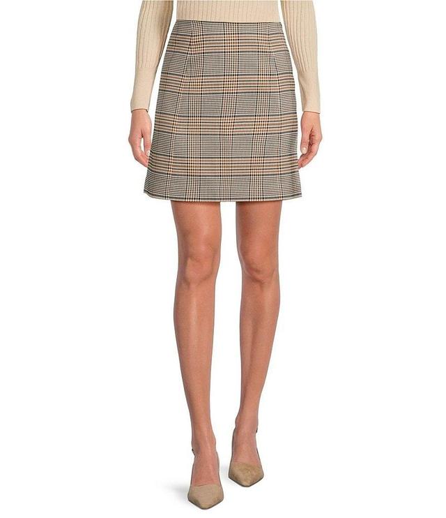 tyler boe Coordinating Cindy Buckingham Plaid Mini Pencil Skirt Product Image