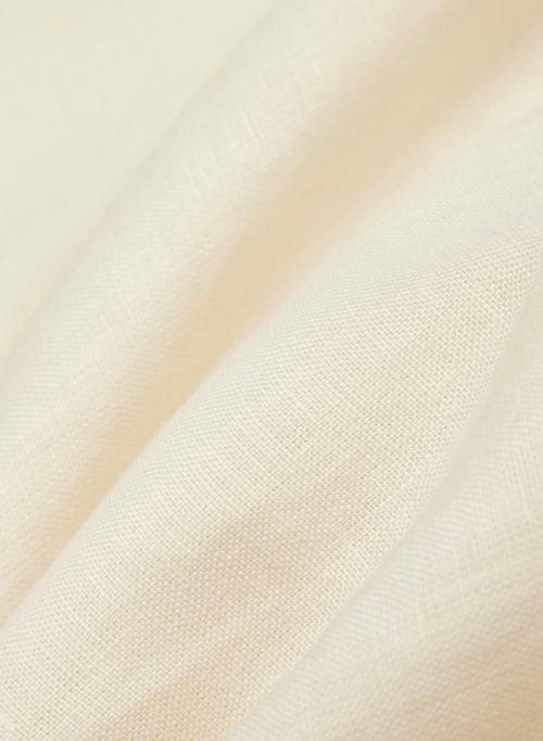 pleated linen mini short Product Image