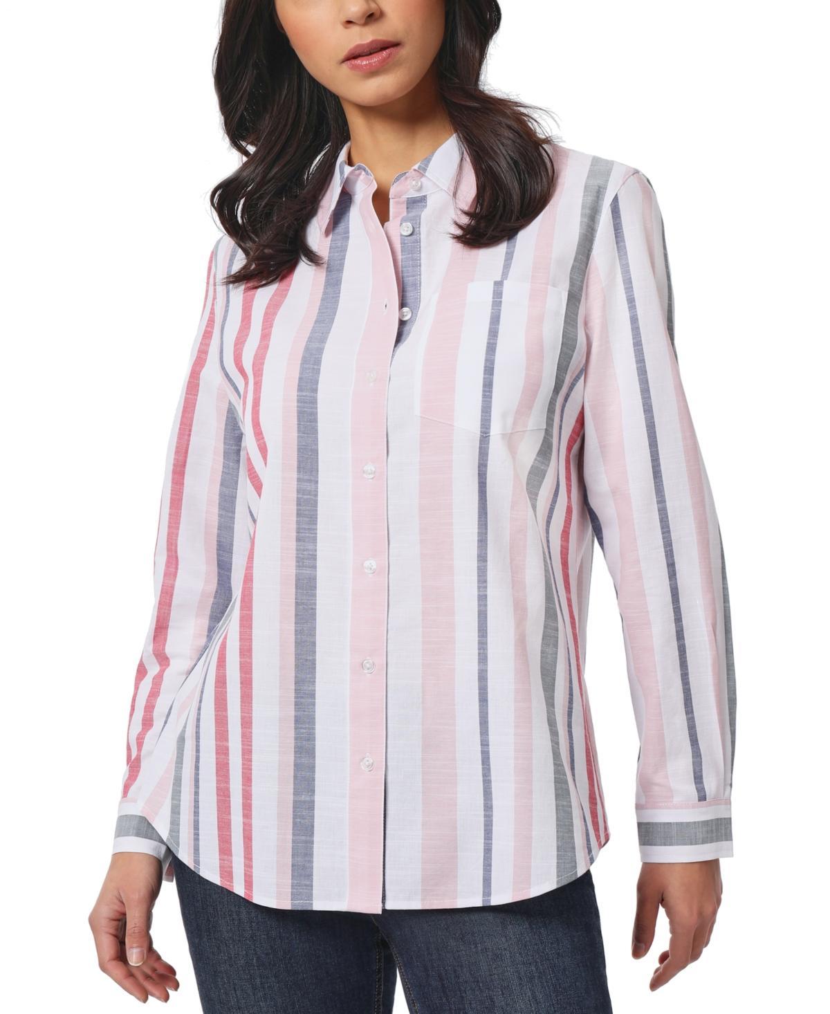 Women's Cotton Striped Shirt Product Image