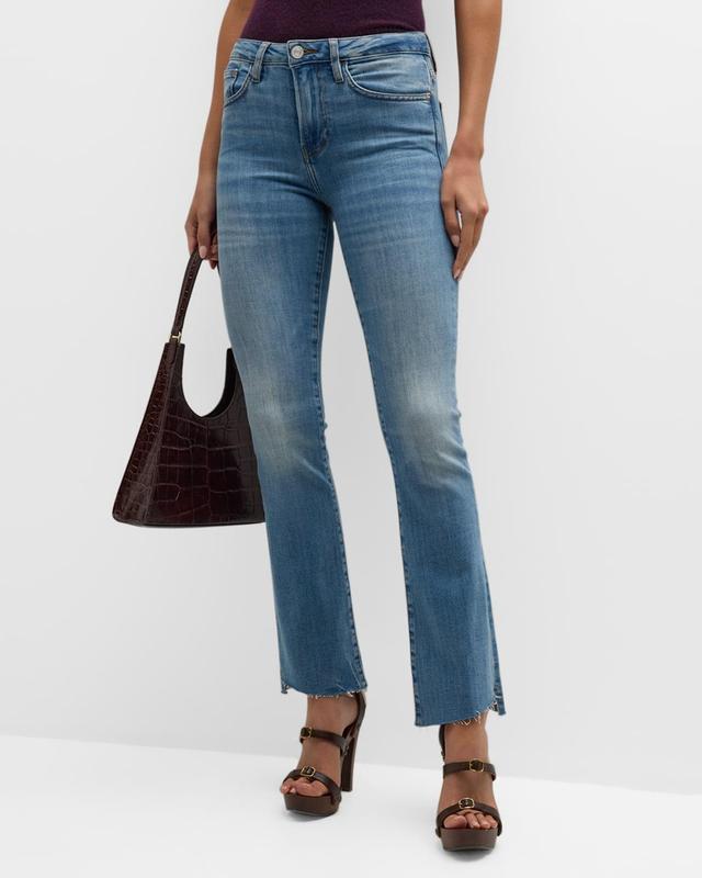 Womens Le Crop Mini Boot-Cut Jeans Product Image