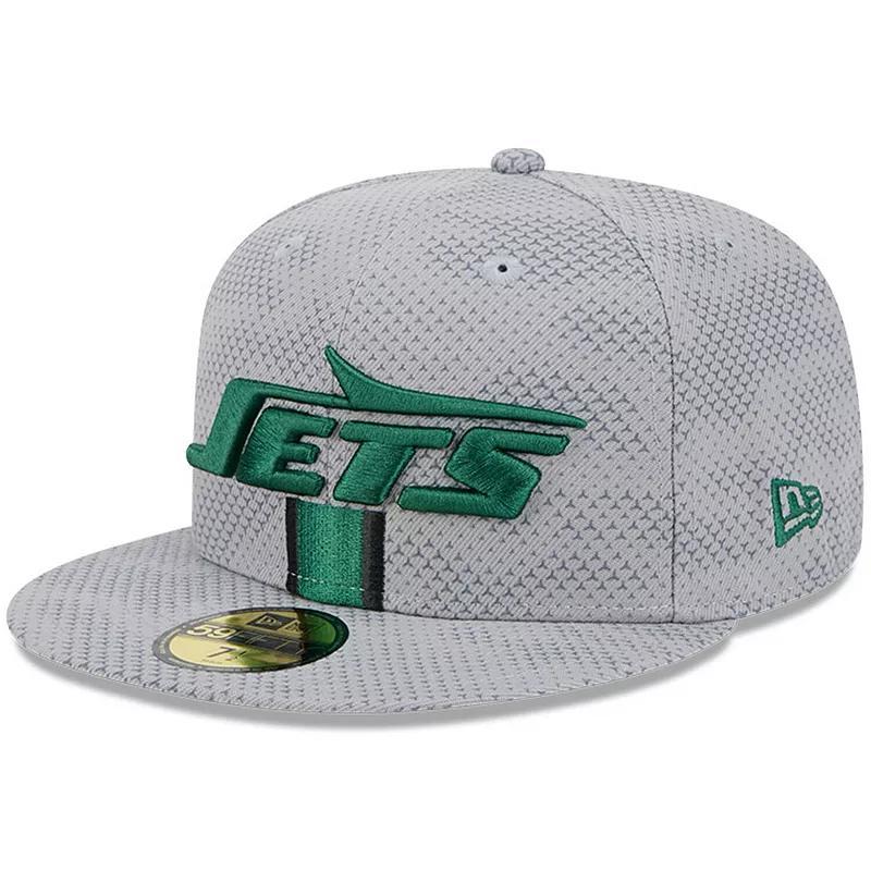 Mens New Era Gray New York Jets 2024 Sideline 59FIFTY Fitted Hat Product Image