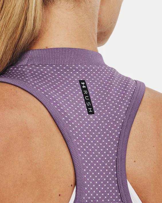 Women's UA RUSH™ HeatGear® Seamless Crop Top Product Image