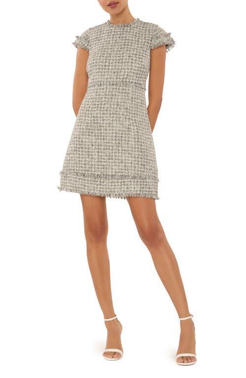 LIKELY Francis Raw Edge Tweed Sheath Minidress Product Image