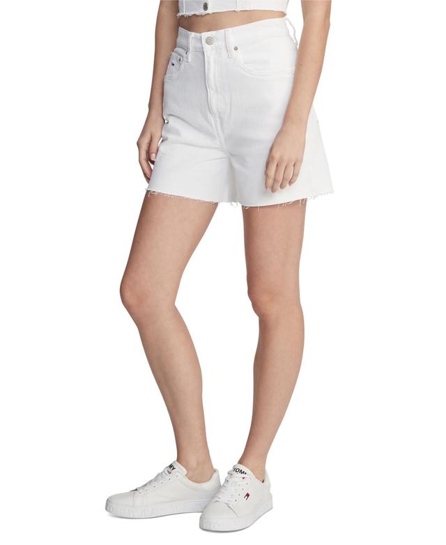 Tommy Jeans Womens Mom Denim Shorts Product Image