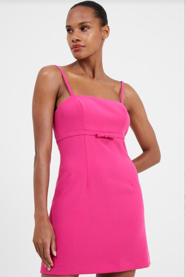 Whisper Ruth Bow Dress - Fuchsia Product Image