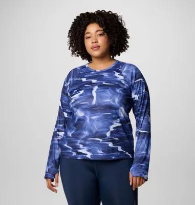 Columbia Women's Summit Valley Long Sleeve Crew Shirt - Plus Size- Product Image