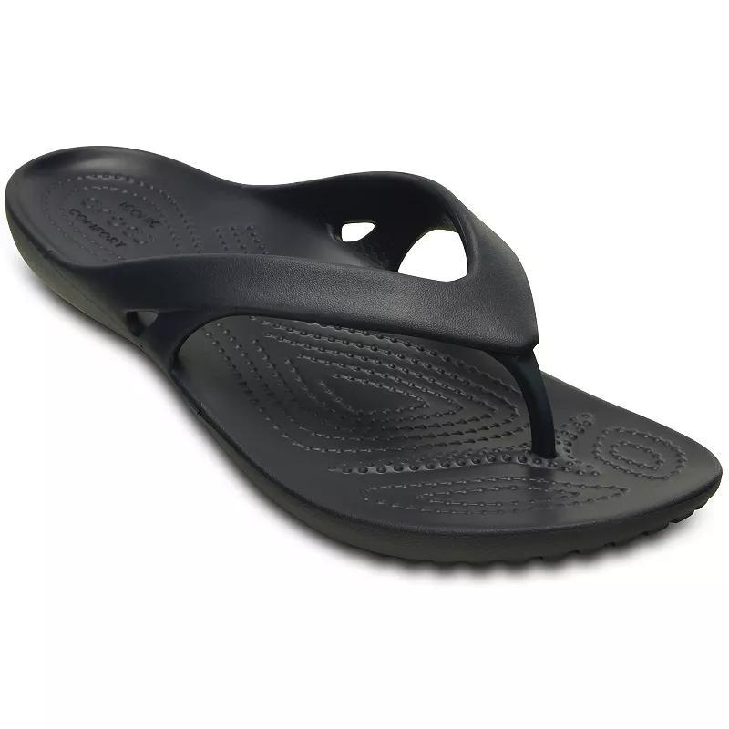 Crocs Kadee II Womens Flip-Flops Blue Product Image