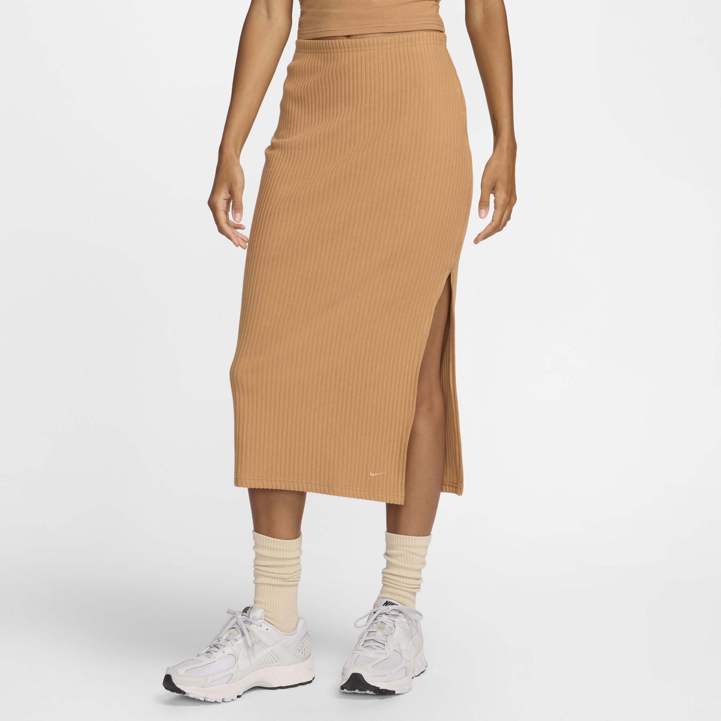 Women's Nike Sportswear Chill Rib Slim Midi Skirt product image