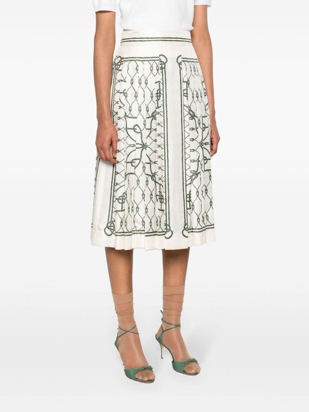 graphic-print midi skirt Product Image