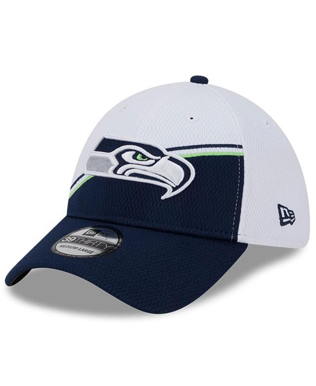 Mens New Era White Seattle Seahawks 2023 Nfl Sideline 39THIRTY Flex Hat - White Product Image