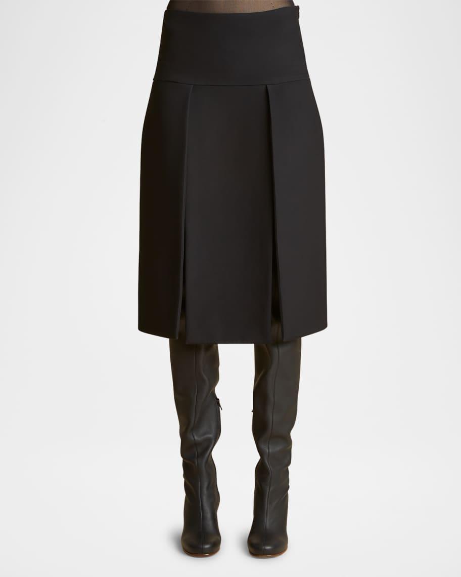 Kidd Pleated Midi Skirt Product Image