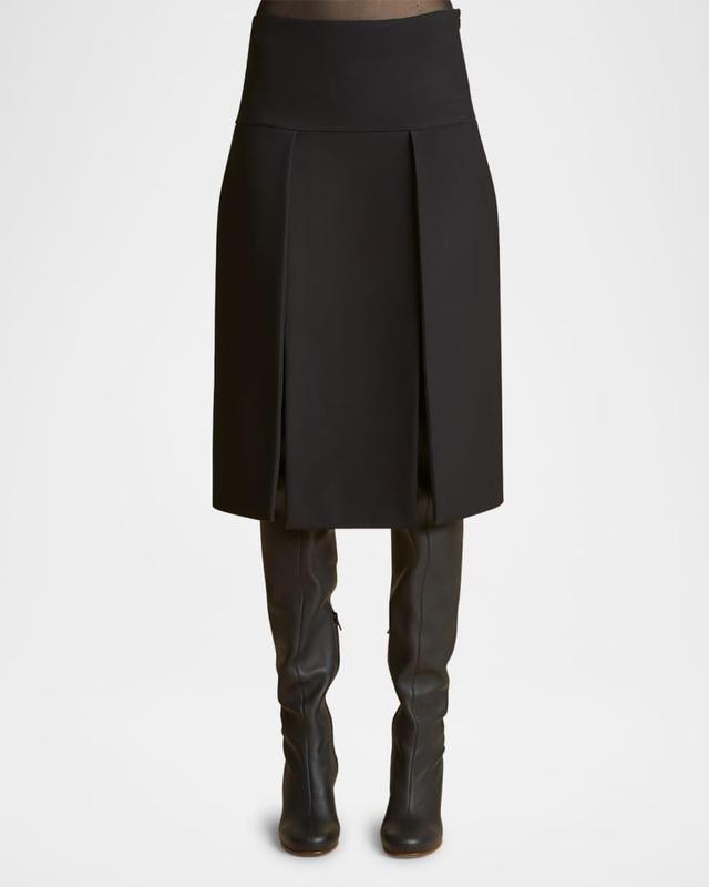 Kidd Pleated Midi Skirt Product Image