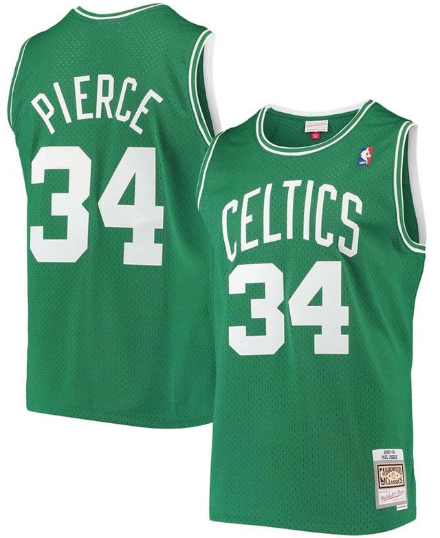 Mens Mitchell & Ness Paul Pierce Kelly Green Boston Celtics Hardwood Classics Swingman Jersey - Kelly Green Product Image