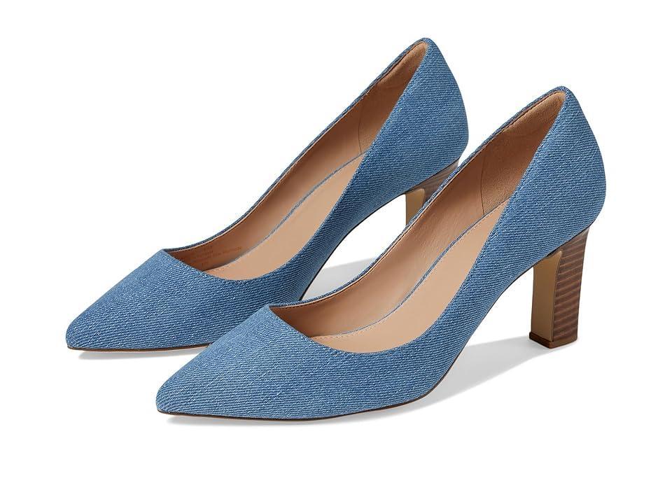 Cole Haan Mylah Heel Pump 75 mm (Light Denim) Women's Shoes Product Image