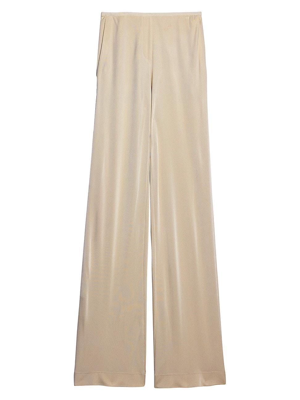 Womens Mid-Rise Straight-Leg Pants Product Image