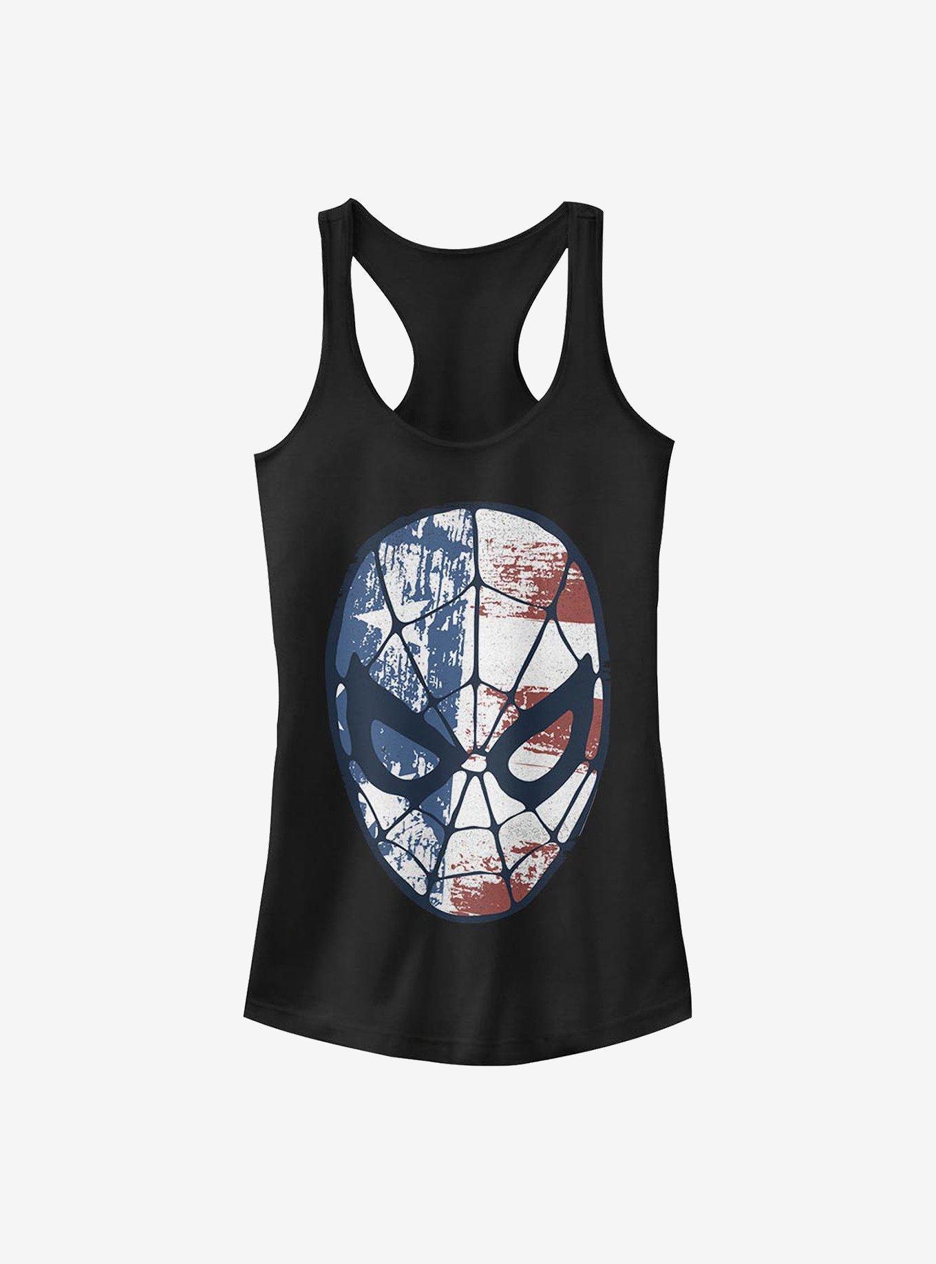 Marvel Spider-Man American Flag Girls Tank Product Image