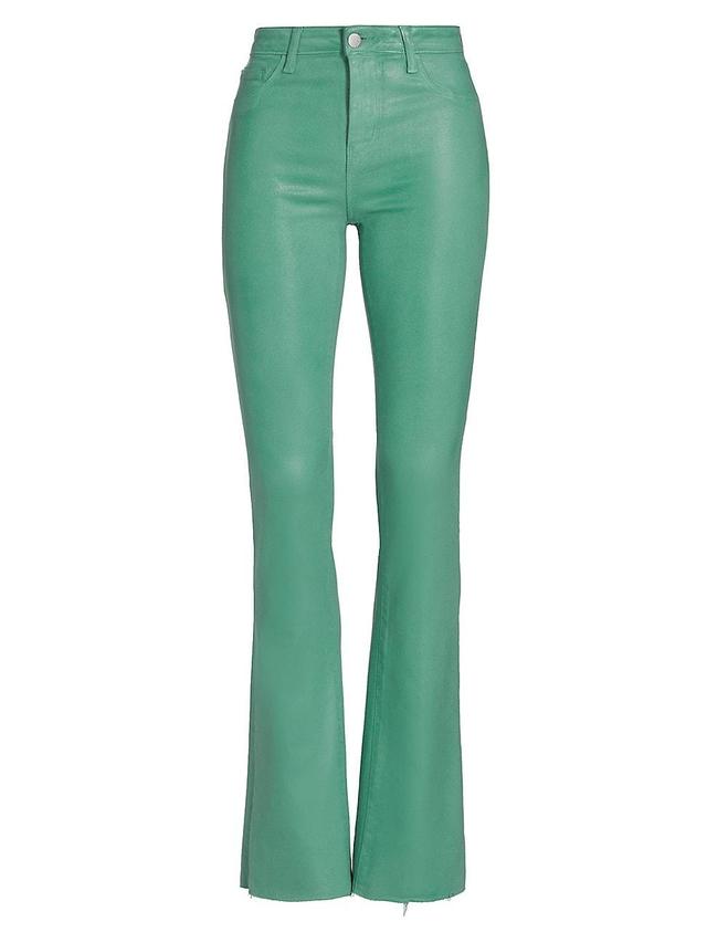 Womens Ruth Mid-Rise Coated Straight Jeans Product Image